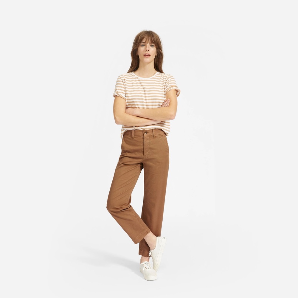 Everlane Lightweight Relaxed Chino Pant Size 2 in Ochre